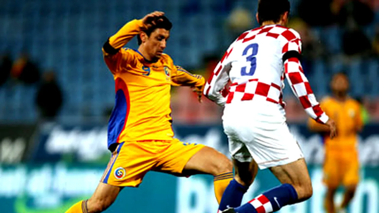 Romania - Croaţia, scor 1-2 într-un meci amical