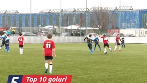 Bucuraţi-vă de fotbal. Cu sportul oprit de pandemie, puştii unui club din juniori se întrec în goluri a la Messi şi Ronaldo şi invită oamenii să-i voteze