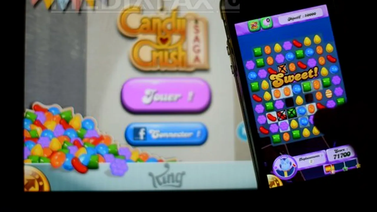 Producătorul jocului Candy Crush a obţinut venituri record în primul trimestru, de 607 milioane de dolari