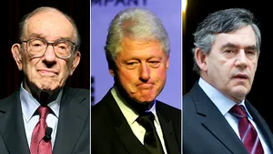 Alan Greenspan, Bill Clinton şi Gordon Brown - vinovaţi pentru criza mondială