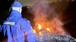 Bărbat, amendat după ce a incendiat gunoaie în Bistrița. Acesta a aprins focul aproape de magistrala de gaz