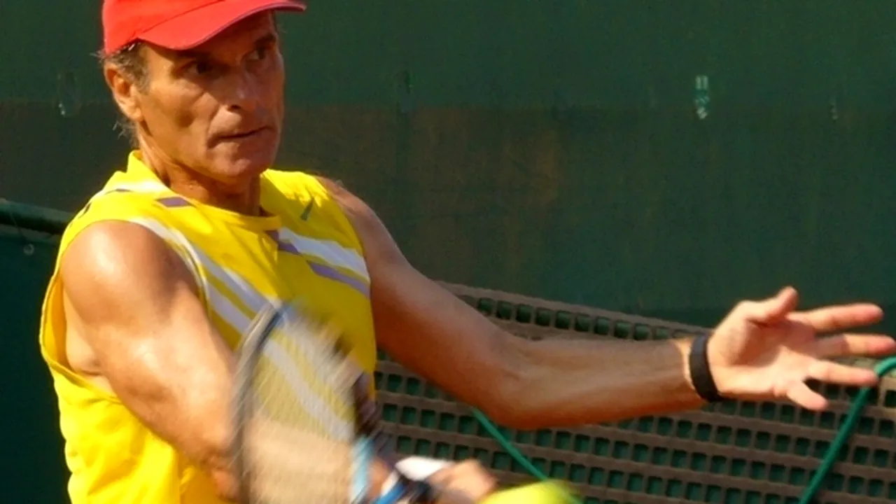Cristian Tudor Popescu, campionul României la tenis seniori 55+