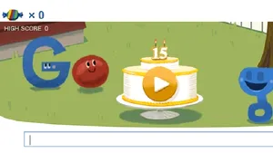 GOOGLE sărbătoreşte 15 ani de existenţă printr-un DOODLE interactiv - VIDEO