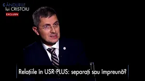 „Gândurile lui Cristoiu”. Barna, despre candidatul USR-PLUS: Îl voi susţine pe cel care are cel mai bun suport al bucureştenilor