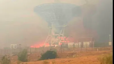 EXTERNE Spania: Un centru NASA, evacuat din cauza incendiului de lângă Madrid