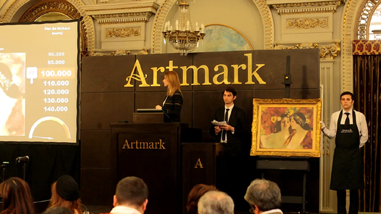Vânzări totale de 800.000 de euro, în şase licitaţii Artmark