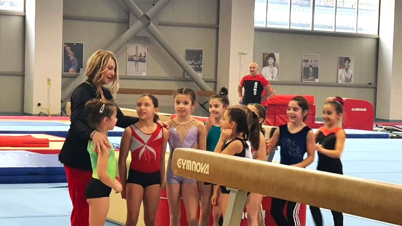 Nadia Comăneci, în vizită la COSR