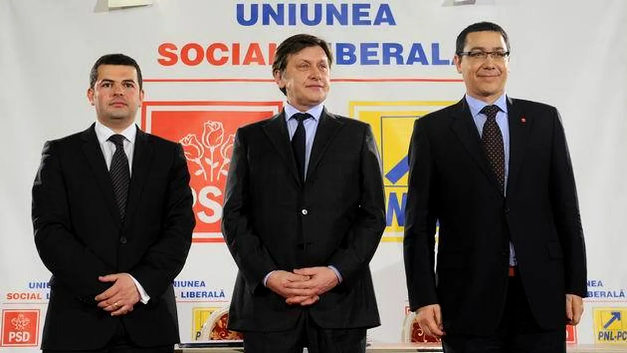Sâmbătă, 5 februarie 2011 / 14:56:28 - PSD, PNL şi PC au înfiinţat Uniunea Social-Liberală (USL)