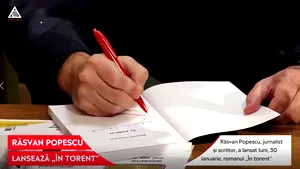 Scriitorul Răsvan Popescu a lansat romanul 