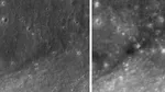 Luna are un nou crater. Primele imagini surprinse după impactul unei rachete SpaceX