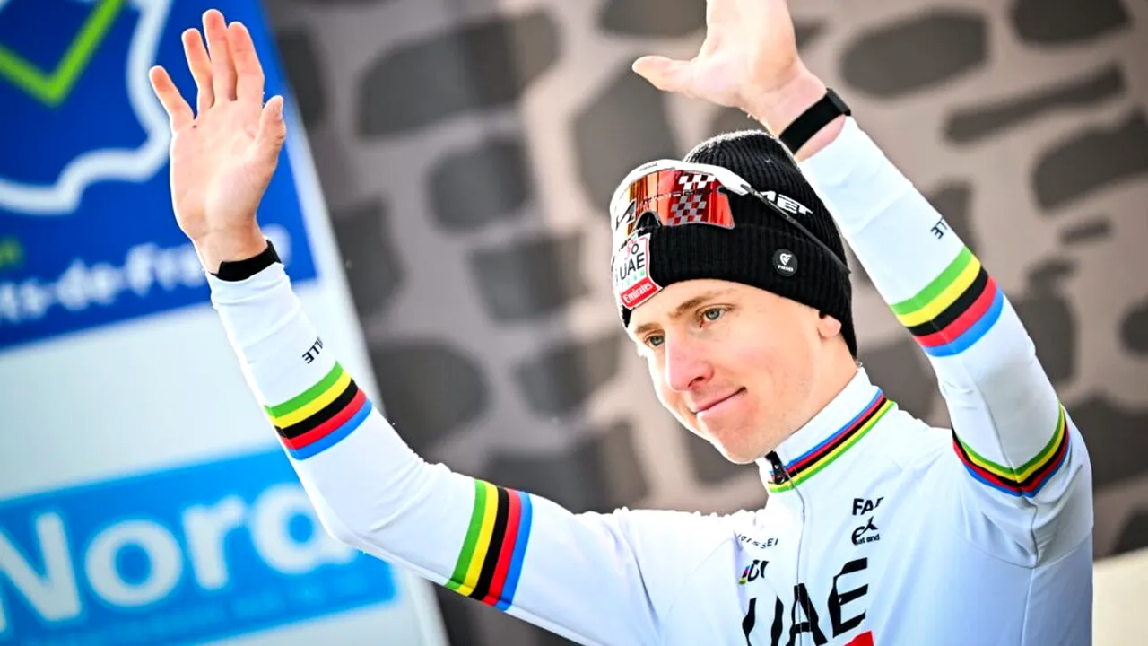 Tadej Pogačar continuă să adune victorii. Câștigă etapa 1 din Tour de Romandie și devine lider