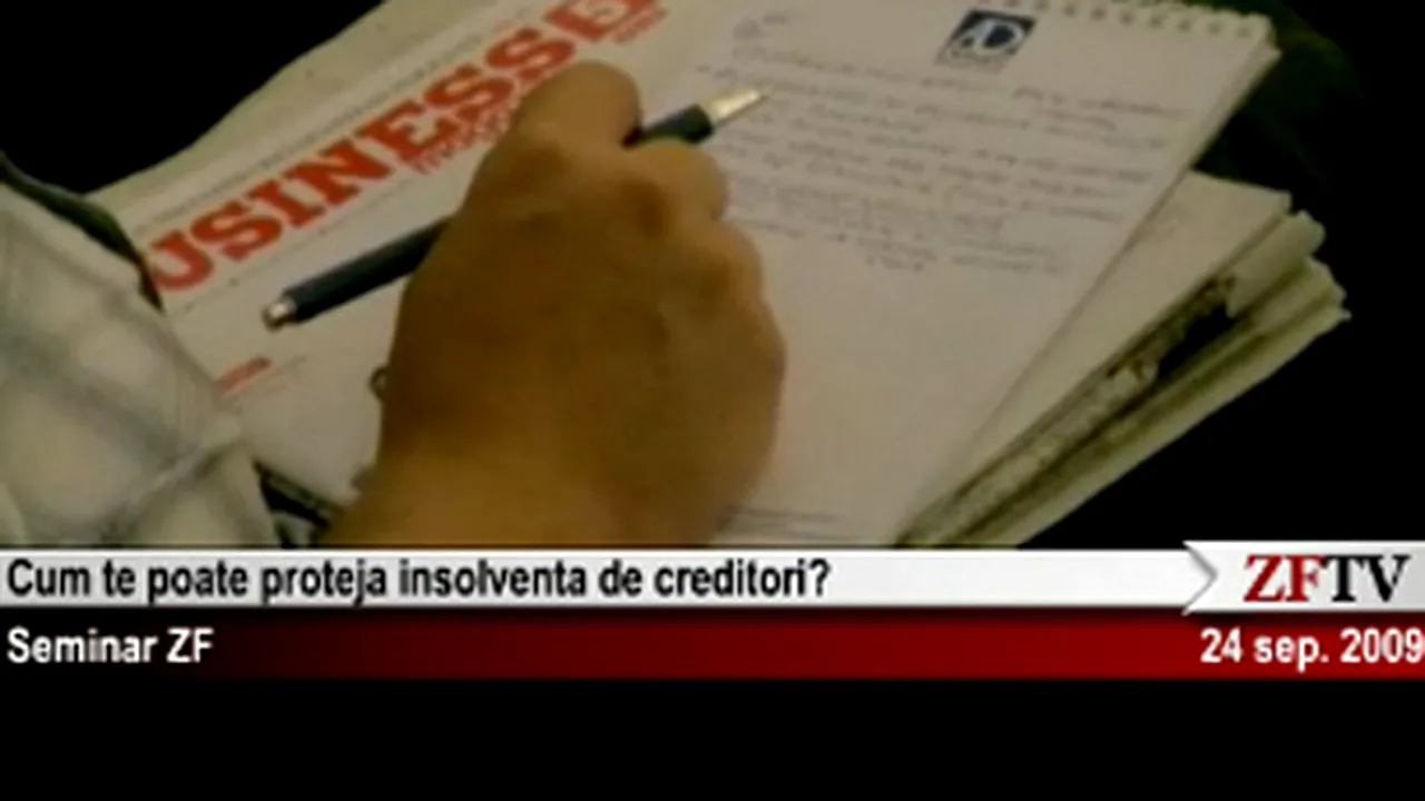 Insolvenţa scapă companiile de creditori, dar nu şi de riscul falimentului