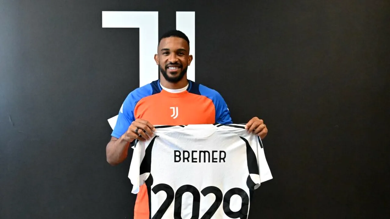 Internaționalul brazilian Gleison Bremer, de la Juventus Torino, va fi operat la genunchi