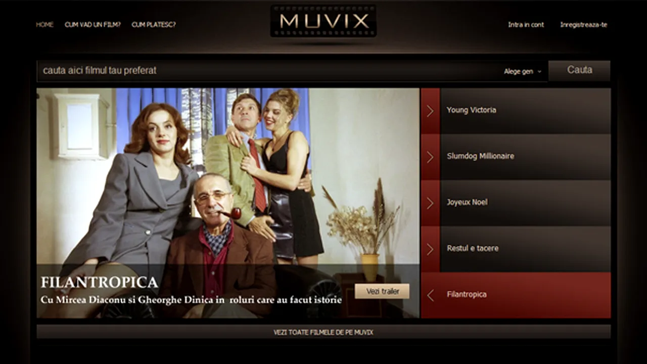 MediaPro Interactiv lansează Muvix.ro, site-ul unde filmele care merită pot fi vizionate legal
