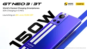 Realme anunţă lansarea seriei GT NEO 3 în Europa pe data de 8 iunie