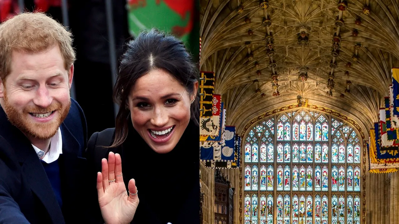 Detalii despre nunta regală a prinţului Harry cu Meghan Markle. Ce vor face cei doi miri imediat după ceremonie/ Cum arată grandioasa catedrală şi sala de recepţie - FOTO