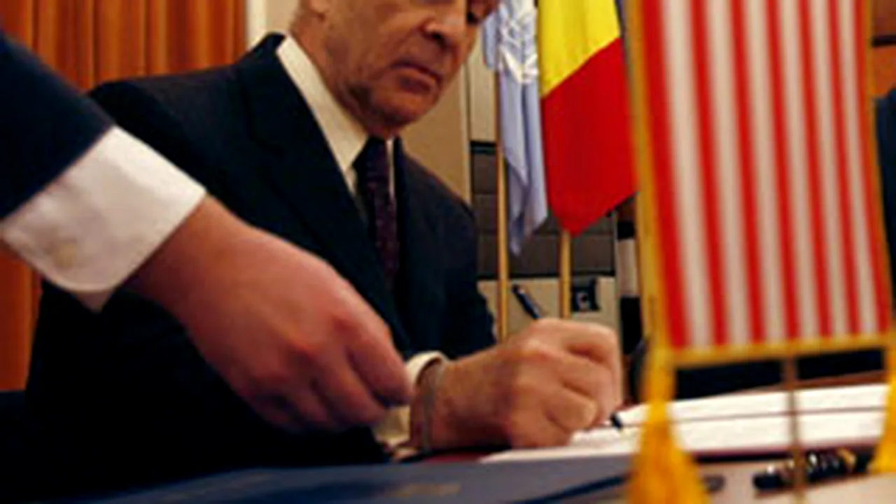 Chiuariu şi Taubman au semnat Tratatul de extrădare între România şi SUA