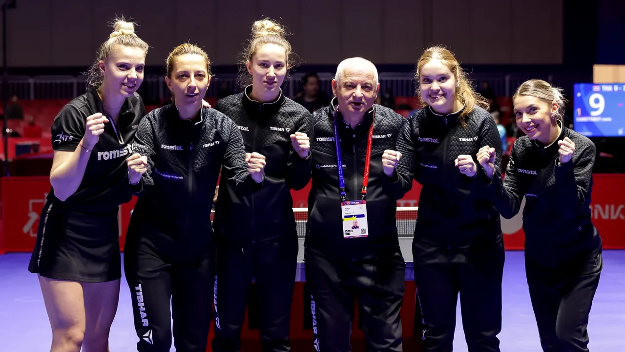 Echipa feminină de tenis de masă a României, la o victorie de calificarea la JO de la Paris