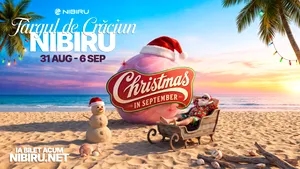 NIBIRU aduce primul Christmas in September pe litoralul românesc și prelungește vara până pe 6 septembrie (P)