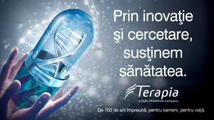 Terapia, cel mai mare producător de medicamente din România – prin inovaţie şi cercetare susţine sănătatea, de peste 100 de ani
