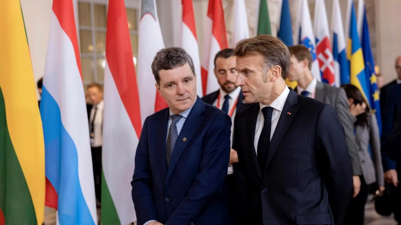 File de vițel cu țelină în trei feluri. Iată ce au mâncat Nicușor Dan, Macron, Merz și ceilalți lideri europeni la prânzul de la summitul UE