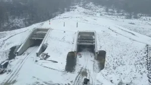 Vești de pe șantierul A1 Sibiu-Pitești. Autostrada Sibiu-Pitești ar putea fi gata înaintea termenului