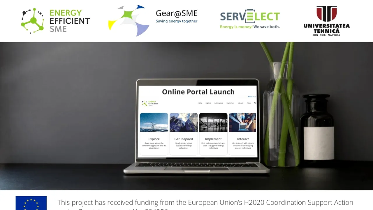 S-a lansat noul portal Energy Efficient SME, dedicat companiilor mici şi mijlocii din România!