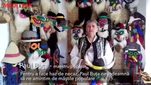 Îndemnul unui cunoscut creator de măşti populare. Tradiţia nu ne apără de coronavirus, dar ne fereşte de alţi ”demoni”