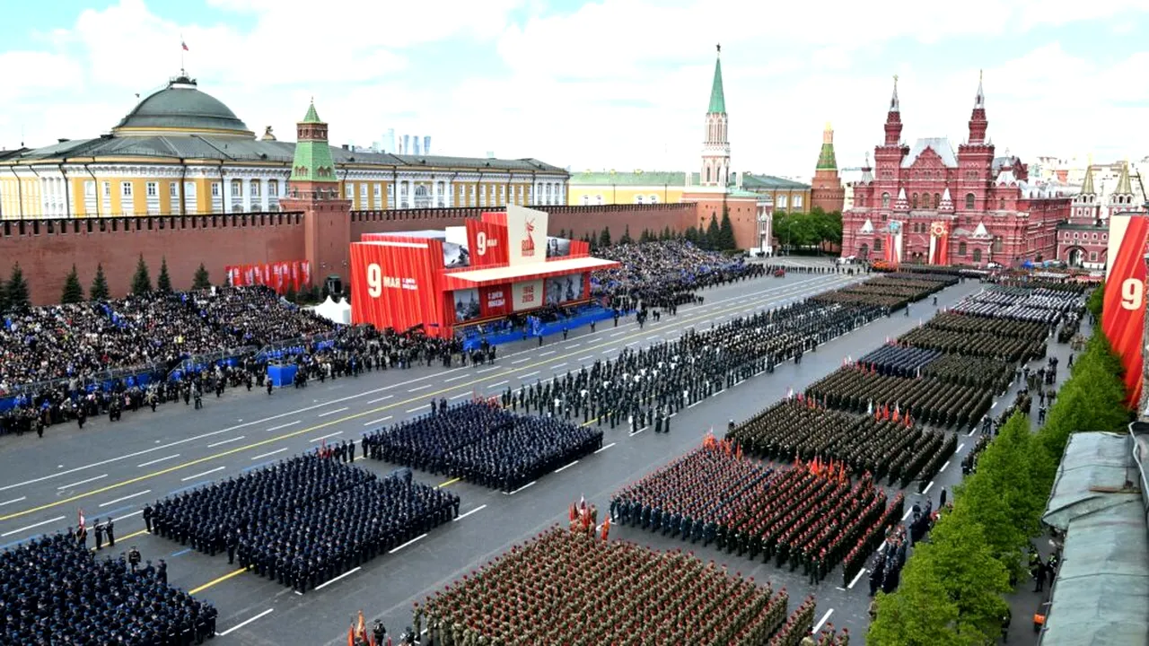 Paradă militară organizată de Putin la Moscova, de Ziua Victoriei. Securitate sporită și lideri internaționali invitați