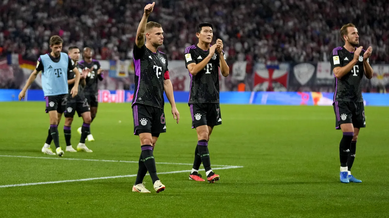 Bayern reuşeşte o revenire în remiza 2-2 cu Leipzig, dar coboară pe locul trei