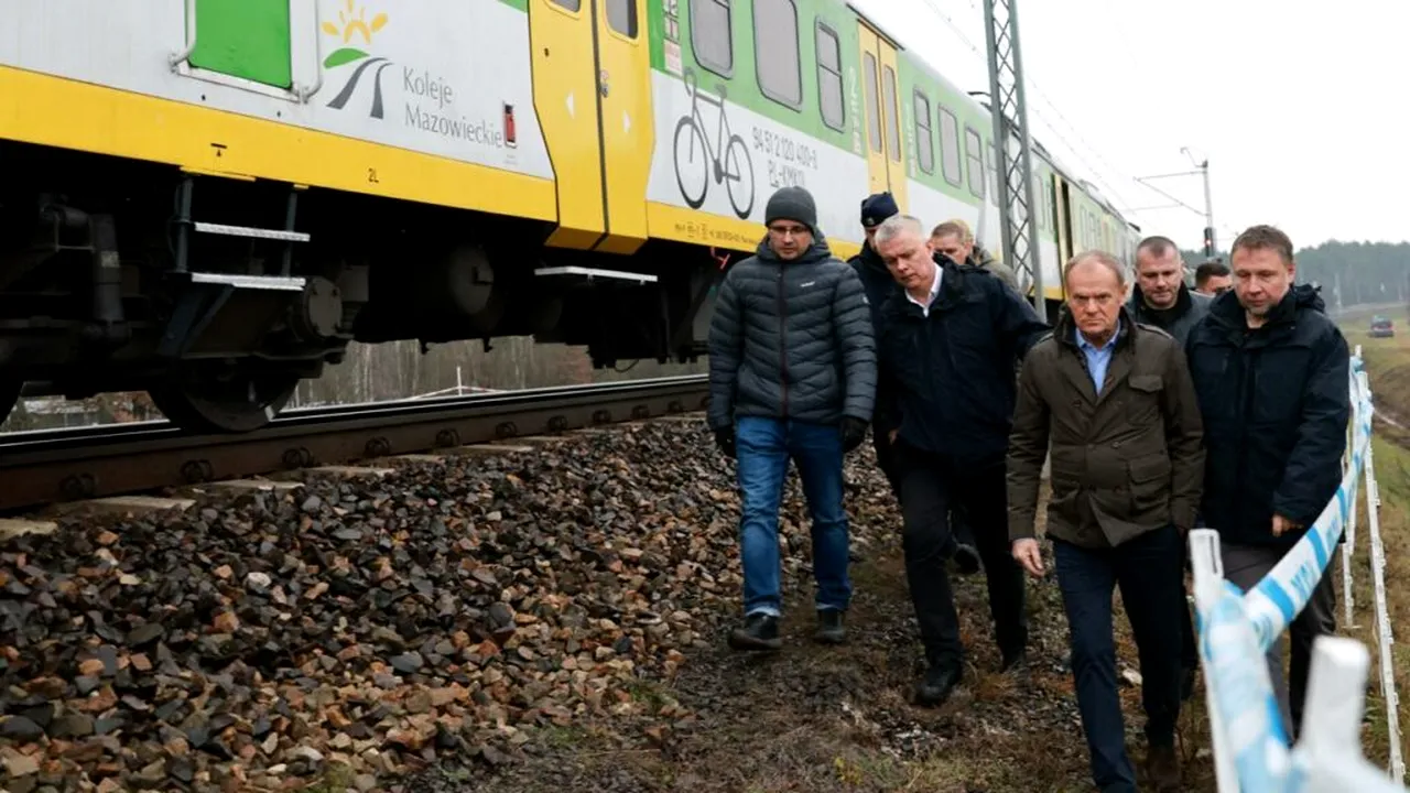 Polonia acuză serviciile de informații ruse de sabotaj pe calea ferată Varșovia-Lublin