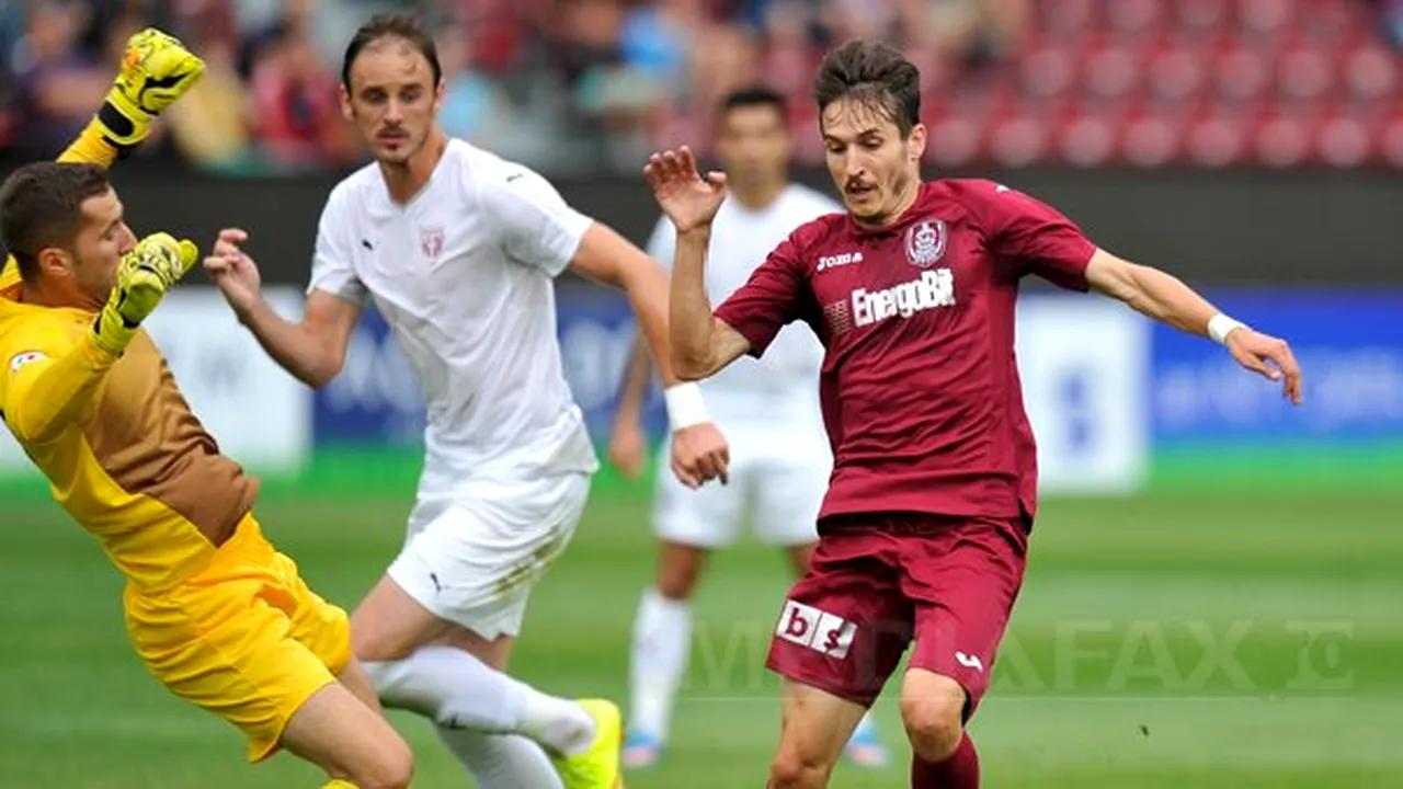 CFR Cluj a învins FC Voluntari, scor 2-0, în Liga I