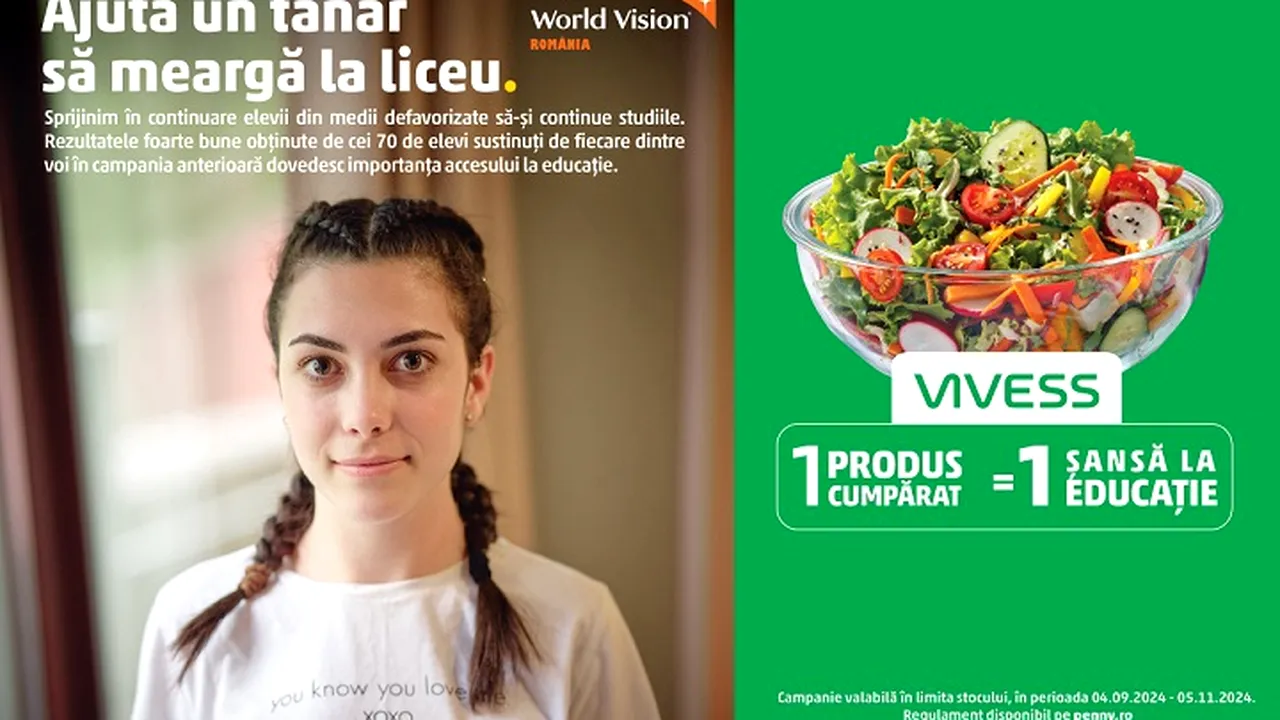 PENNY dă start unei noi campanii de loializare prin care poţi ajuta tinerii să meargă la liceu