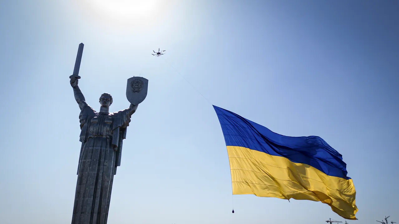 Ceremonii la Kiev la împlinirea unui an de la izbucnirea războiului