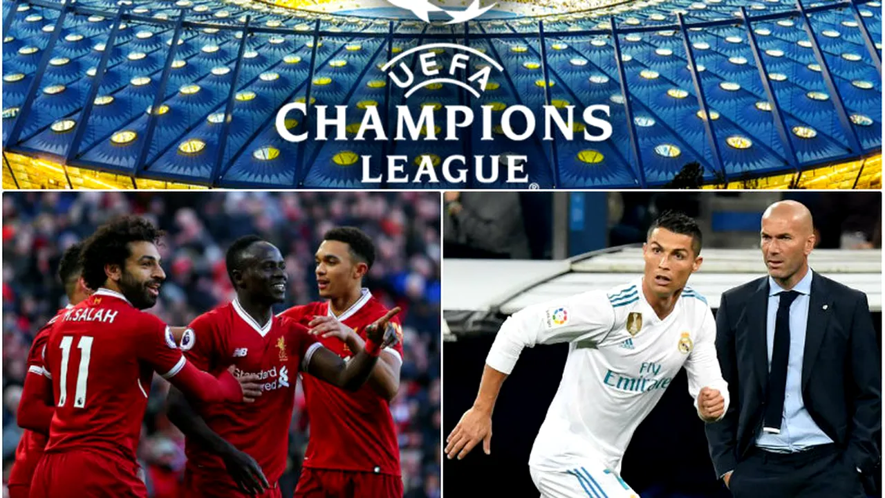 FINALA Ligii Campionilor Real Madrid - Liverpool 3-1. Zidane câştigă al treilea trofeu consecutiv/ 