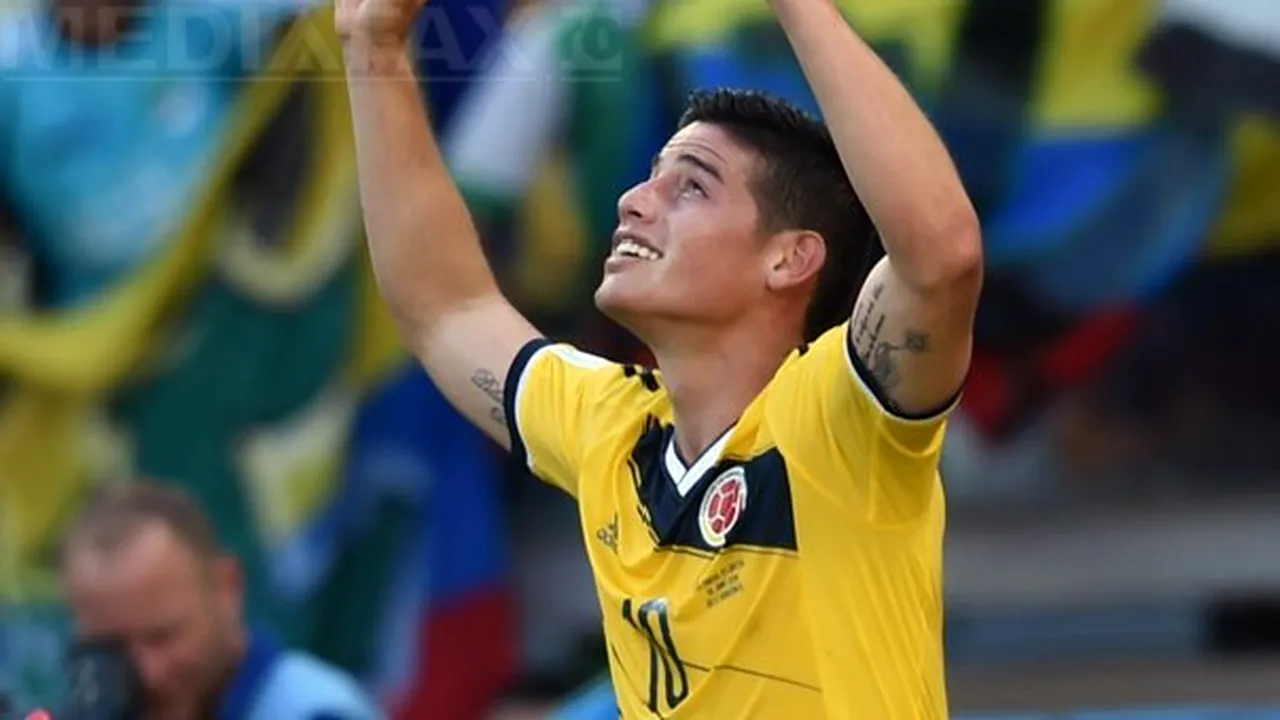Fotbalistul James Rodriguez susţine că nu a oprit la cererea poliţiei deoarece i-a fost teamă că va fi sechestrat
