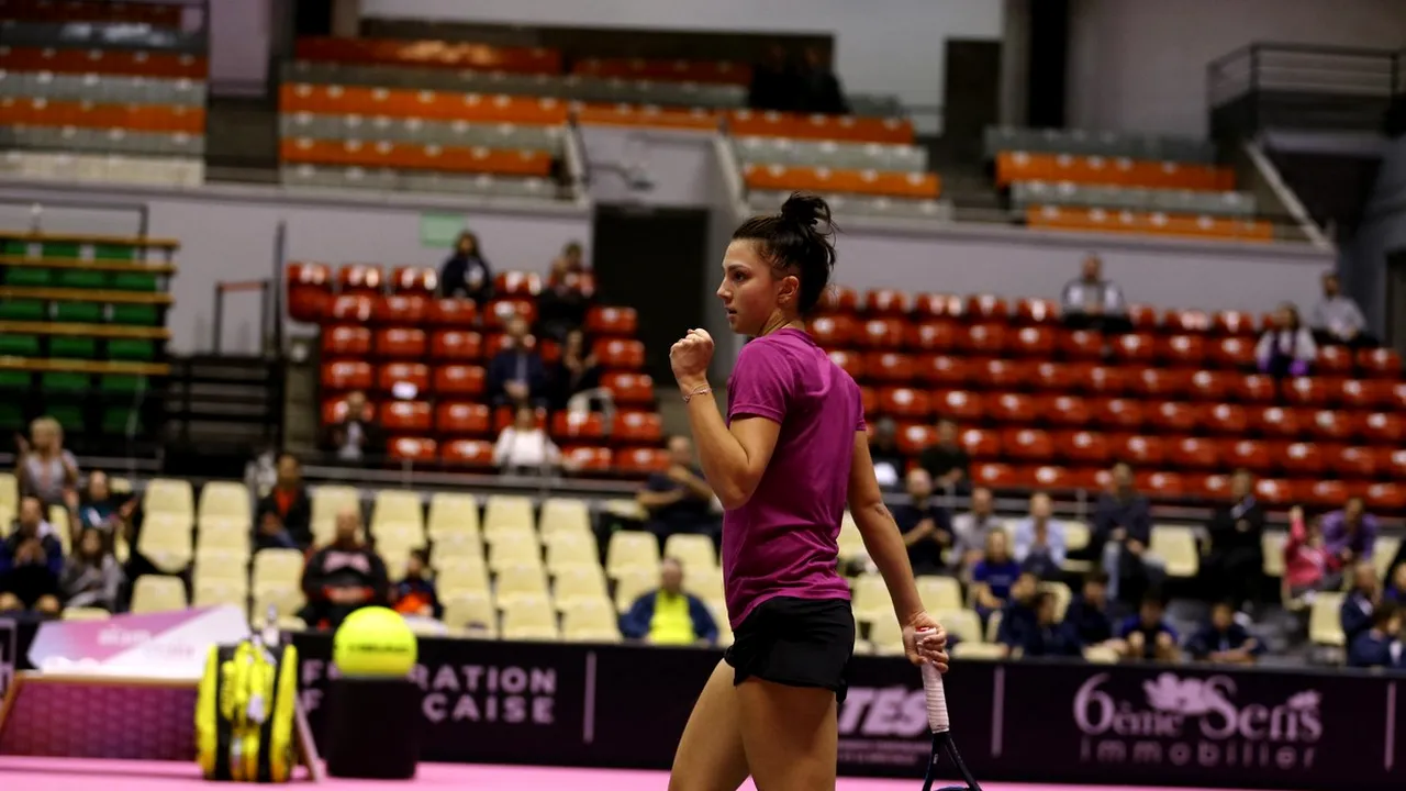 Victorie pentru Jaqueline Cristian la Sankt Petersburg. Românca a învins o fostă câştigătoare de la Roland Garros