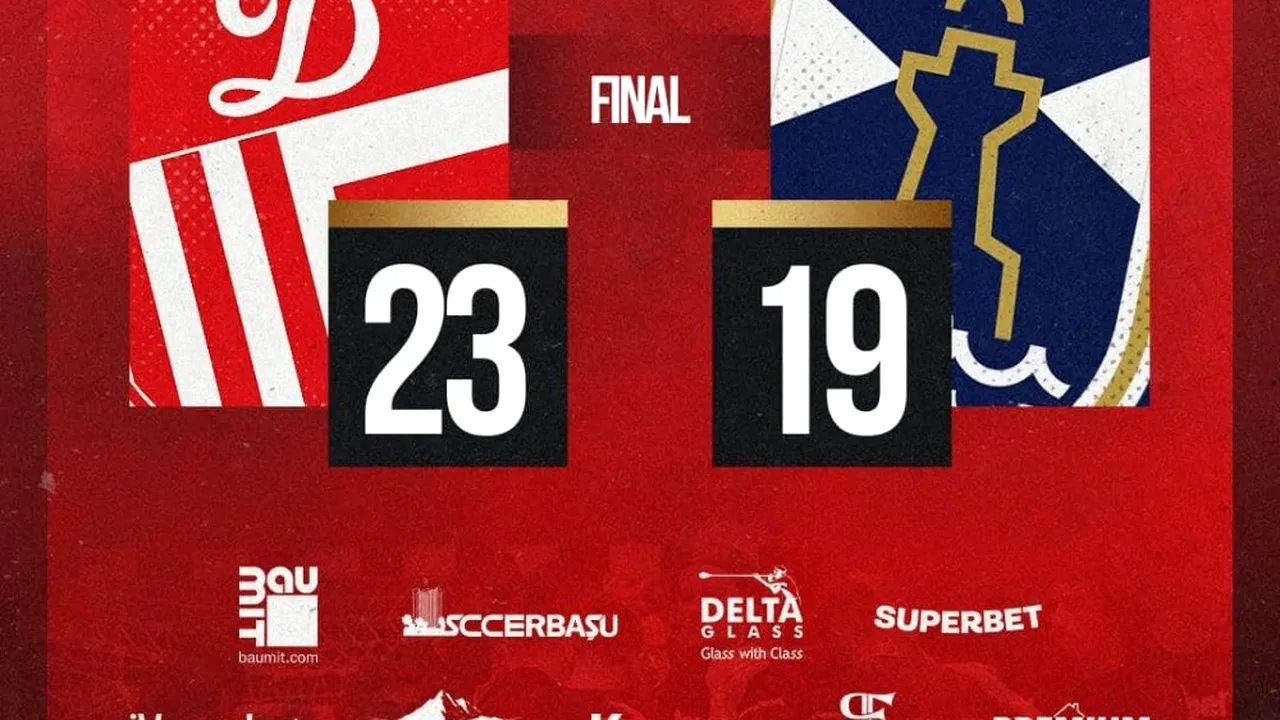 Dinamo Bucureşti a câştigat Cupa României la handbal masculin