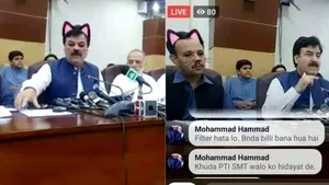 Politicieni cu „mustăţi şi urechi de pisică”: Cum a reuşit un ministru să-şi DISTRUGĂ transmisiunea live pe Facebook | FOTO