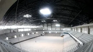 Noua Sală Polivalentă din Cluj-Napoca, de 7.300 de locuri, finalizată în proporţie de 95 la sută