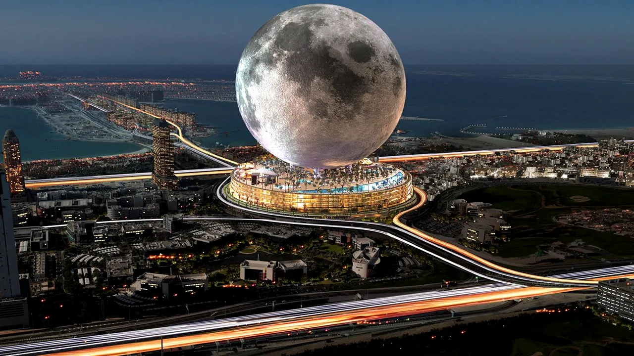 Grozăviile Dubaiului - maşini zburătoare, un inel gigantic şi o Lună-Hotel 