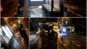 Premieră la Bucureşti. Angajaţii Sectorului 6 spală mobilierul stradal şi semnele de circulaţie