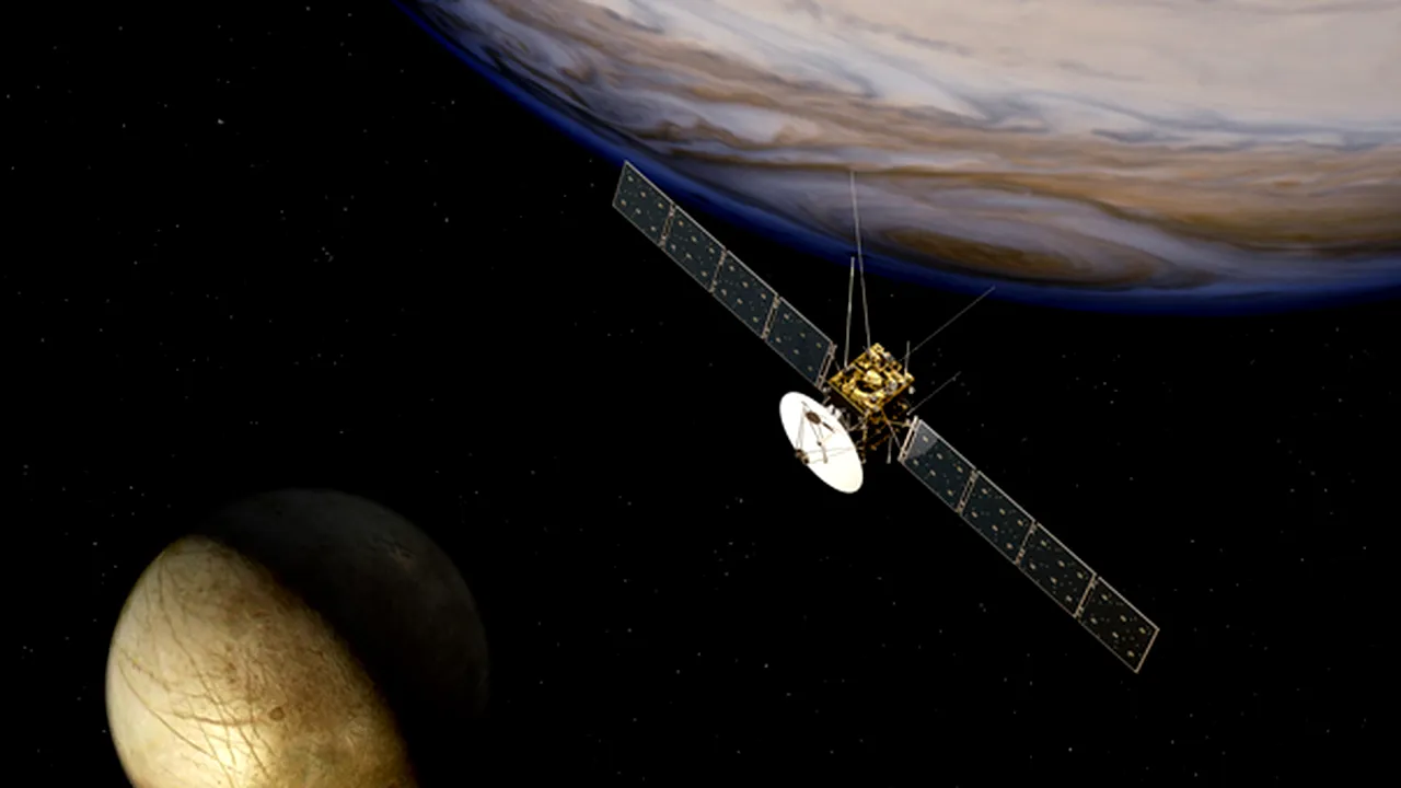 Agenţia Spaţială Europeană vrea să lanseze o sondă spaţială pentru a căuta forme de viaţă pe sateliţii lui Jupiter