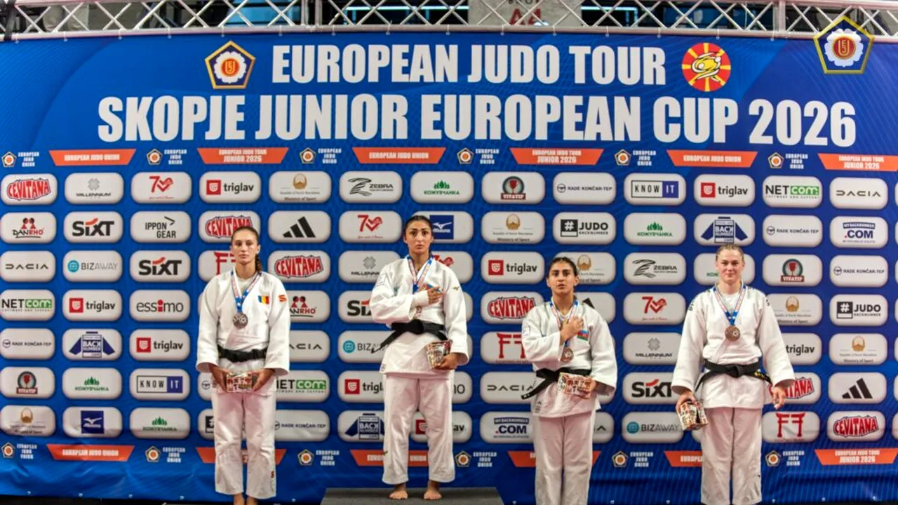 Aur și argint pentru România la Cupa Europeană de Judo U21 de la Skopje