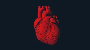 O boală genetică rară a colorat inima unei femei în negru