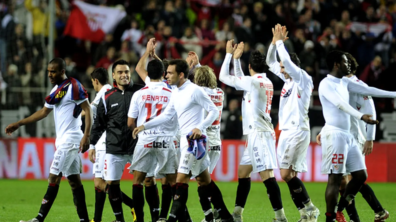 FC Sevilla a eliminat FC Barcelona din Cupa Spaniei