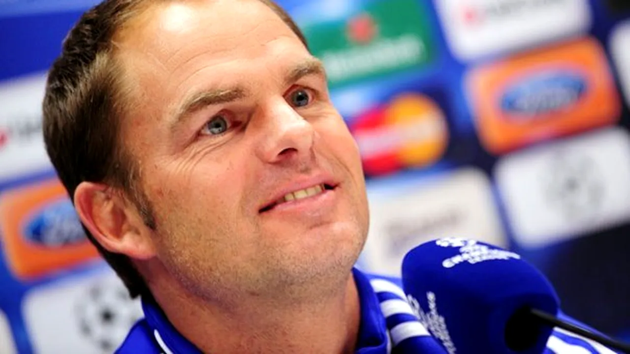 Franck de Boer confirmă interesul pentru Chivu