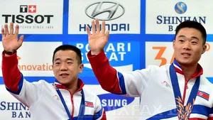 Jocurile Asiatice: Halterofilii nord-coreeni 