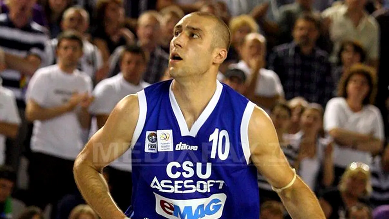 Baschetbalistul Cătălin Burlacu, depistat pozitiv în urma unui test antidoping