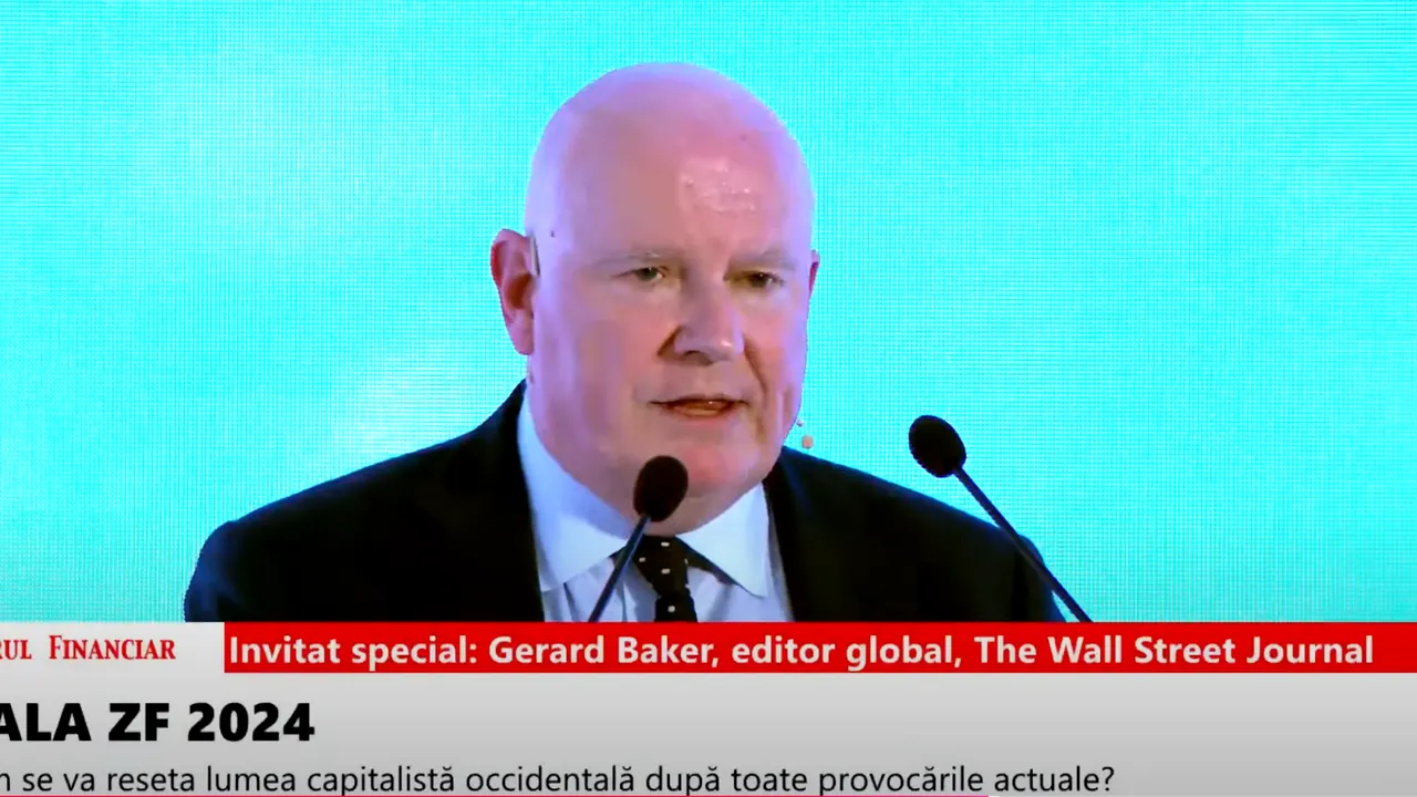 Gala ZF 26 de ani. Gerard Baker, bancher, jurnalist, editor global WSJ: Alegerea lui Trump în SUA reprezintă un moment transformaţional prin care ordinea mondială liberală este răsturnată. Ce înseamnă votul pentru Trump pentru Europa, pentru România şi pentru războiul din Ucraina? 